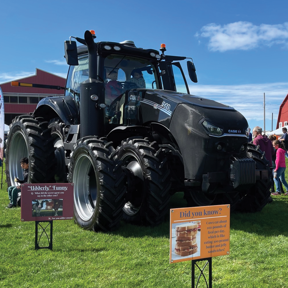 The Case IH Demonstrator Black Knight Magnum - Agriculture